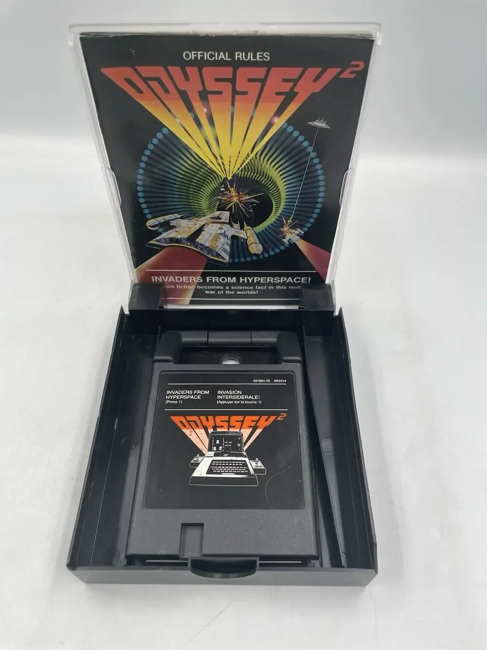 Odyssey 2 Invaders From Hyperspace Complete CIB Tested Works 1979 Magnavox